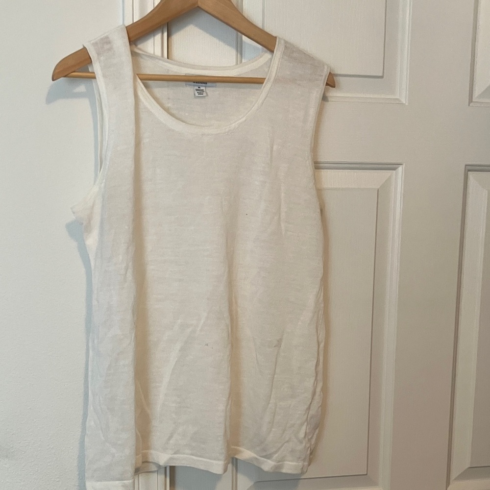 Charter Club Cream  Tank Top